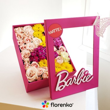 Caja de Barbie Multifloral