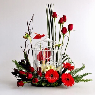 Arreglos florales de gerberas (3)