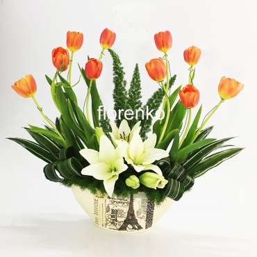 Arreglos florales de tulipanes (3)