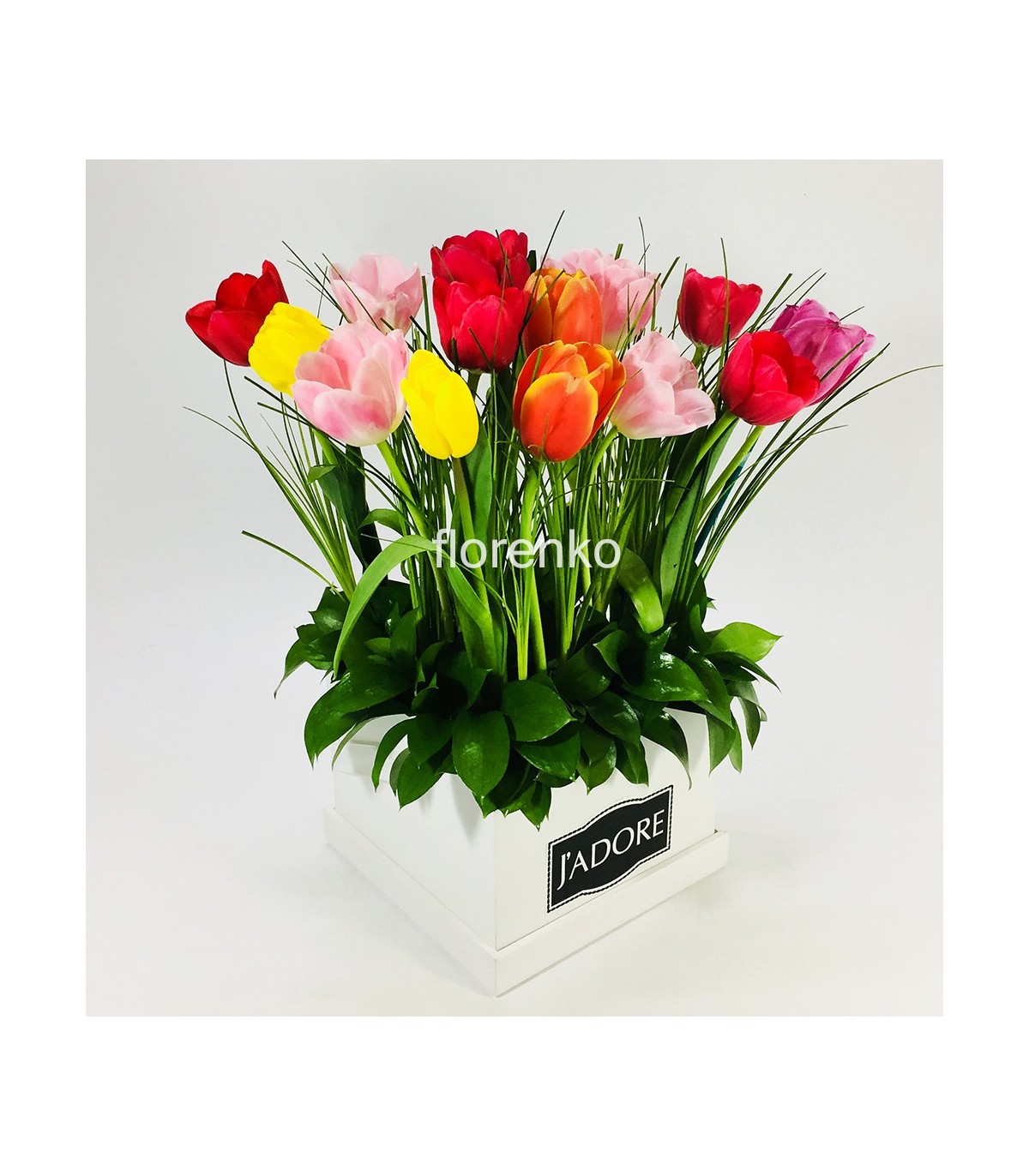 20 tulipanes de colores