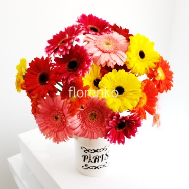 Arreglos florales de gerberas