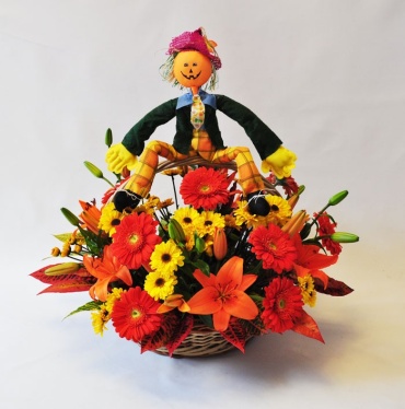 Arreglos florales para Halloween (2)