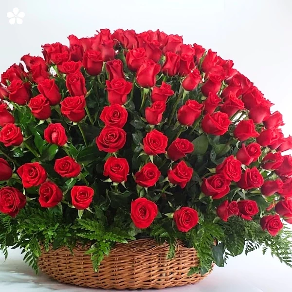 Esfera monumental - 300 rosas premium rojas