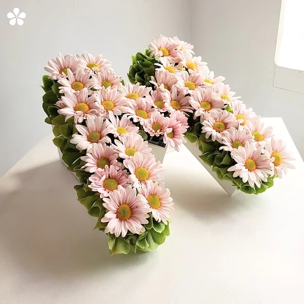 Margaritas para mamá - ternura en tonos rosas