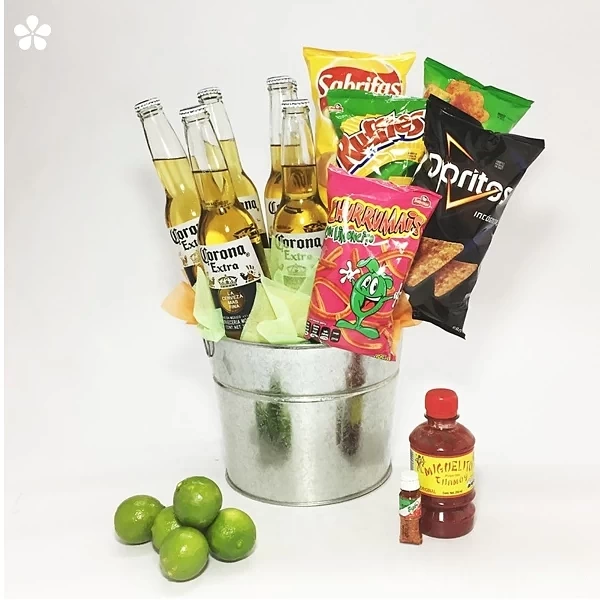 Party bucket - cervezas y botanas festivas