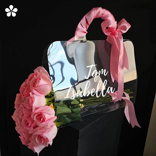 Eco de Rosas - 25 Rosas Pastel Personalizables